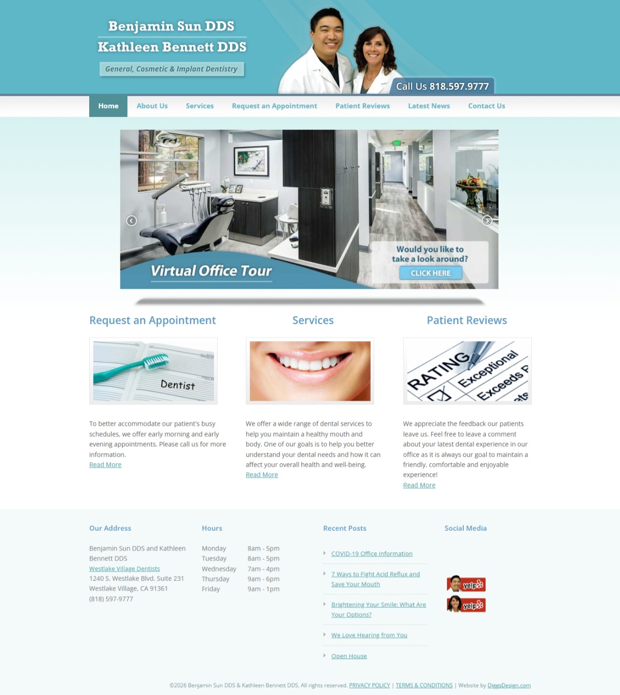 Original dental practice website